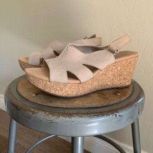 Clarks Cork Wedge
